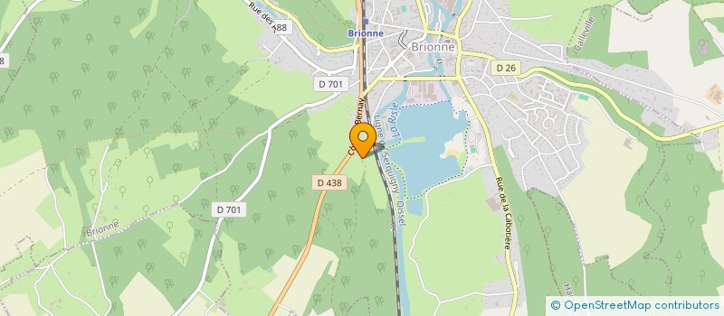 localisation de l'entreprise MONSIEUR SEBASTIEN HORVATH  BRIONNE