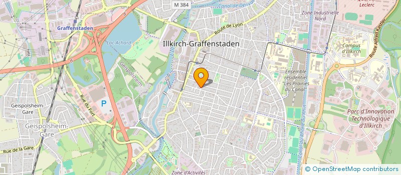 localisation de l'entreprise MONSIEUR SEBASTIEN HOSLIN  ILLKIRCH-GRAFFENSTADEN