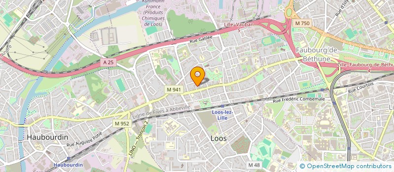 localisation de l'entreprise MONSIEUR SEBASTIEN HOUDART  LOOS