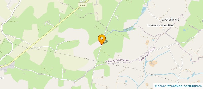 localisation de l'entreprise MONSIEUR SEBASTIEN HOUDAYER  VILLIERS-CHARLEMAGNE