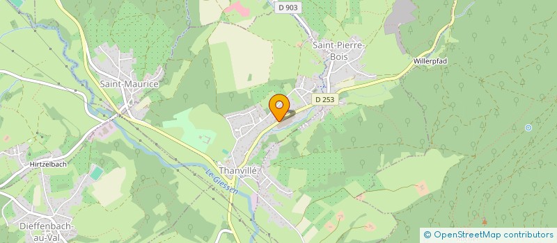 localisation de l'entreprise MONSIEUR SEBASTIEN HOUGUET à SAINT-MAURICE