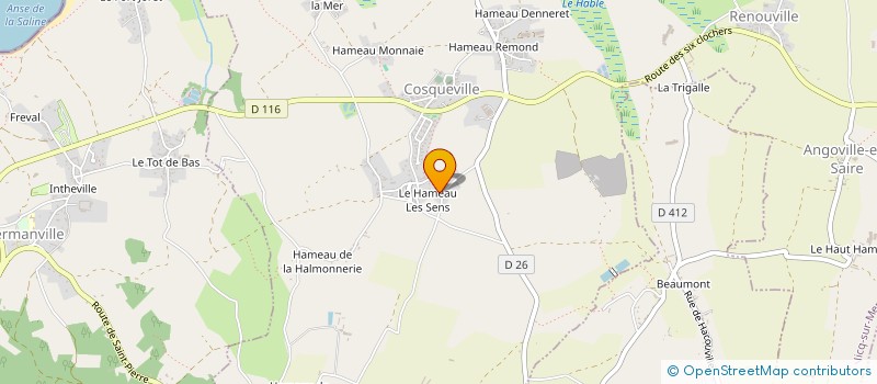 localisation de l'entreprise MONSIEUR SEBASTIEN HOULLEGATTE  VICQ-SUR-MER