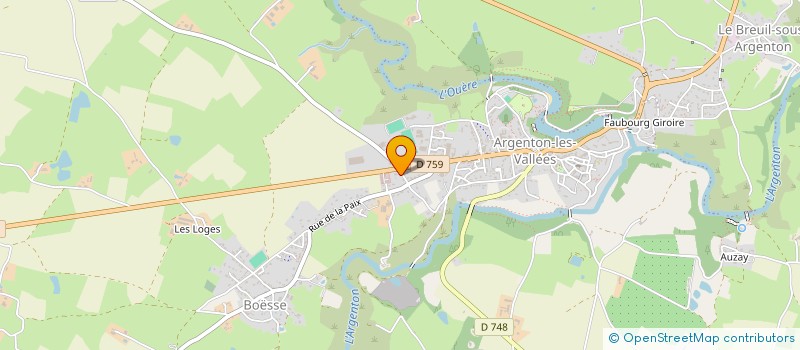 localisation de l'entreprise MONSIEUR SEBASTIEN HOUPE  ARGENTONNAY