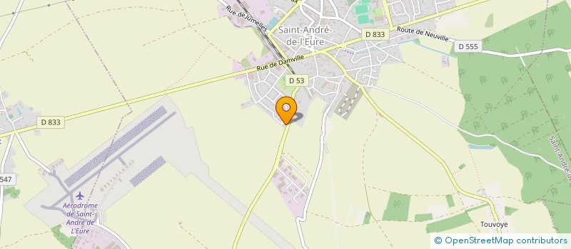 localisation de l'entreprise MONSIEUR SEBASTIEN HOURIEZ  SAINT-ANDRE-DE-L'EURE