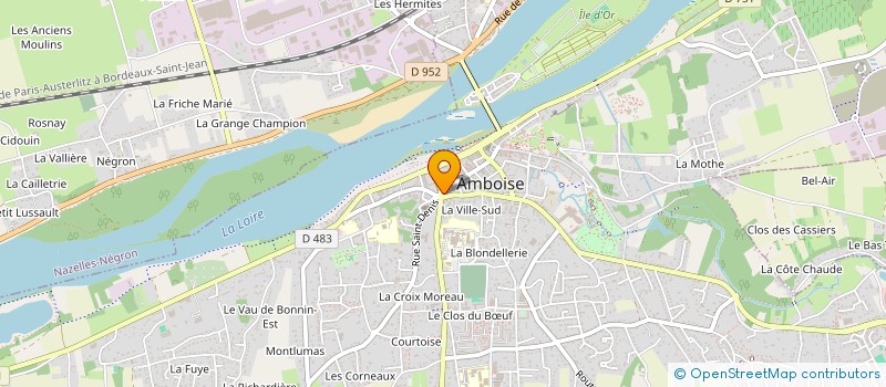 localisation de l'entreprise MONSIEUR SEBASTIEN HOUSSAY  AMBOISE