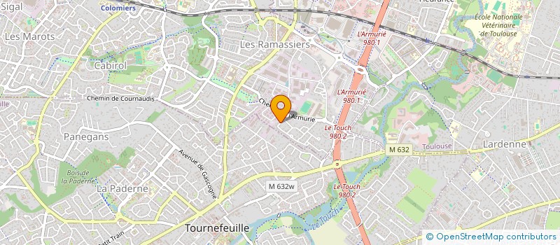 localisation de l'entreprise MONSIEUR SEBASTIEN HOYBEL  BONREPOS-SUR-AUSSONNELLE