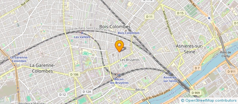 localisation de l'entreprise MONSIEUR SEBASTIEN HUET  ASNIERES-SUR-SEINE