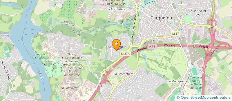 localisation de l'entreprise MONSIEUR SEBASTIEN HUET à CARQUEFOU
