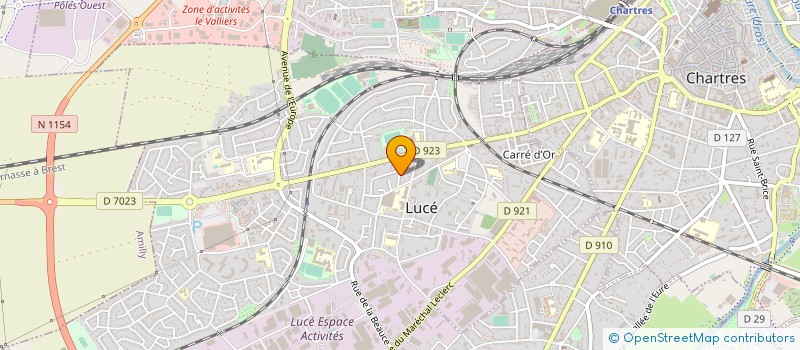 localisation de l'entreprise MONSIEUR SEBASTIEN HUETTE à LUCE
