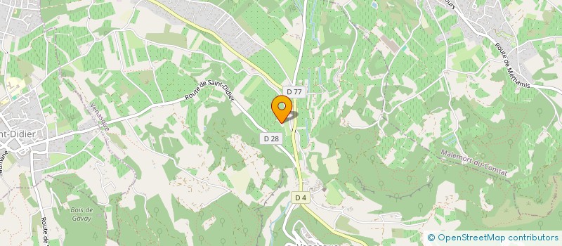 localisation de l'entreprise MONSIEUR SEBASTIEN HUGUES  VENASQUE