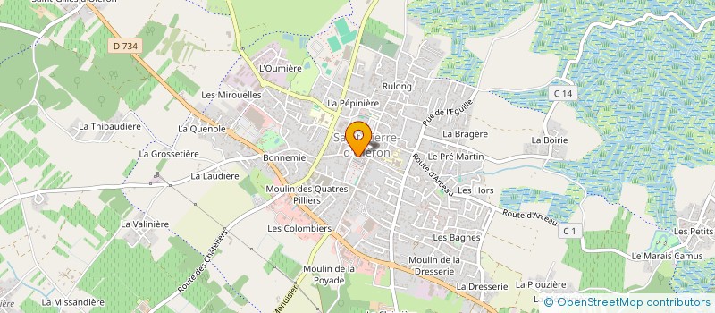 localisation de l'entreprise MONSIEUR SEBASTIEN HUGUET  SAINT-PIERRE-D'OLERON