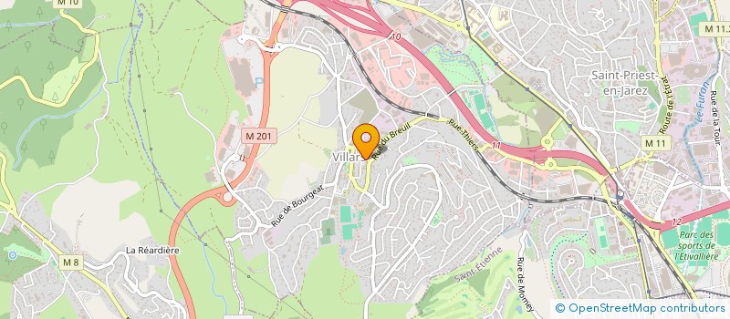 localisation de l'entreprise MONSIEUR SEBASTIEN HUGUET  VILLARS