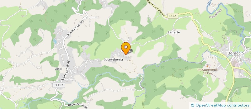 localisation de l'entreprise MONSIEUR SEBASTIEN HUMBERT  ANGLET