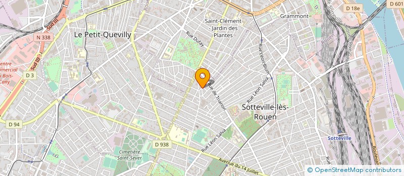 localisation de l'entreprise MONSIEUR SEBASTIEN HUMBERT  SOTTEVILLE-LES-ROUEN