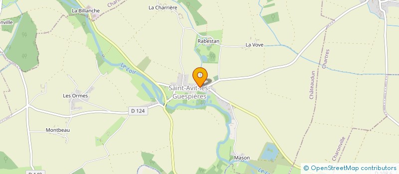 localisation de l'entreprise MONSIEUR SEBASTIEN HUMEAU à SAINT-AVIT-LES-GUESPIERES