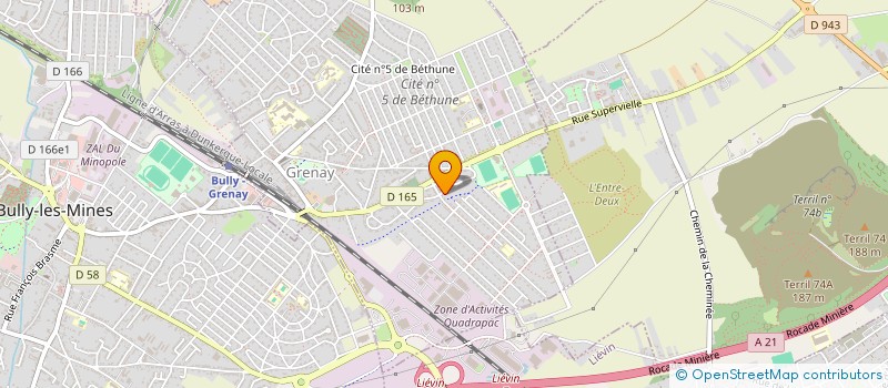 localisation de l'entreprise MONSIEUR SEBASTIEN HUMERY  GRENAY