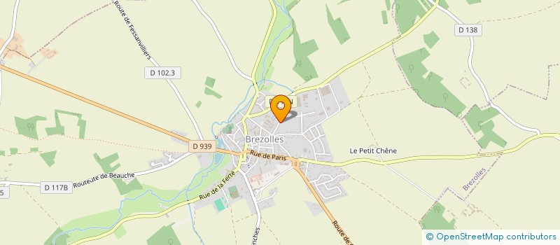 localisation de l'entreprise MONSIEUR SEBASTIEN HUNAULT à BREZOLLES
