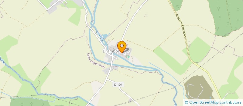 localisation de l'entreprise MONSIEUR SEBASTIEN HUOT  DRAMBON