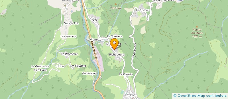 localisation de l'entreprise MONSIEUR SEBASTIEN HUPIN à LE BIOT