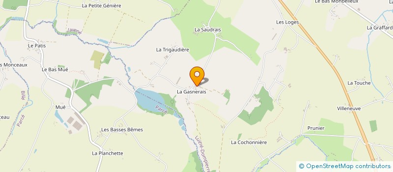 localisation de l'entreprise MONSIEUR SEBASTIEN HURAUX  LUITRE-DOMPIERRE