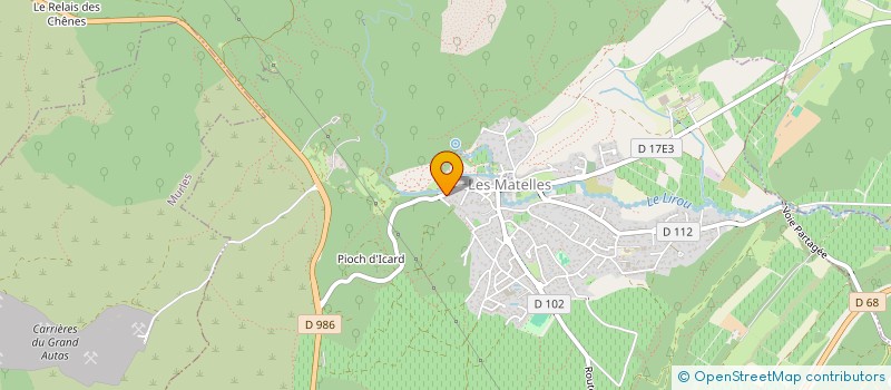 localisation de l'entreprise MONSIEUR SEBASTIEN HURE  LES MATELLES