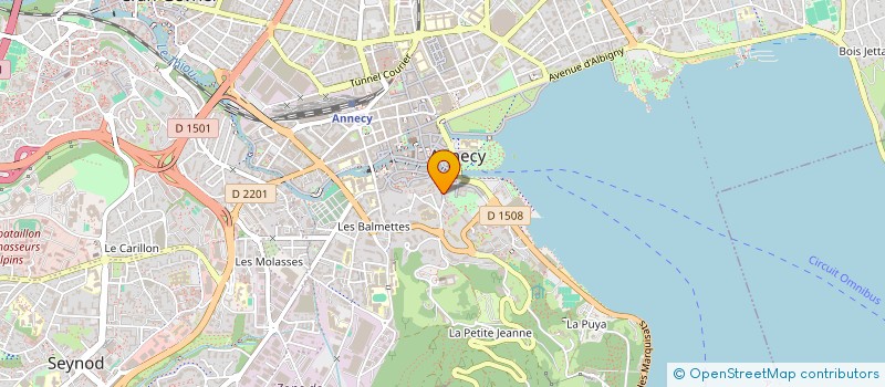 localisation de l'entreprise MONSIEUR SEBASTIEN HURET à ANNECY