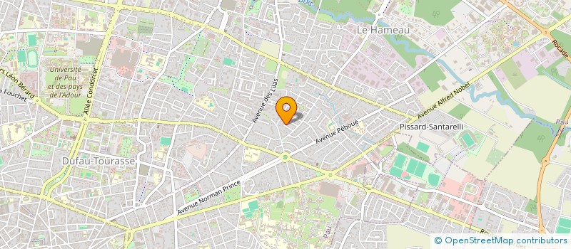 localisation de l'entreprise MONSIEUR SEBASTIEN HUSSENET à PAU