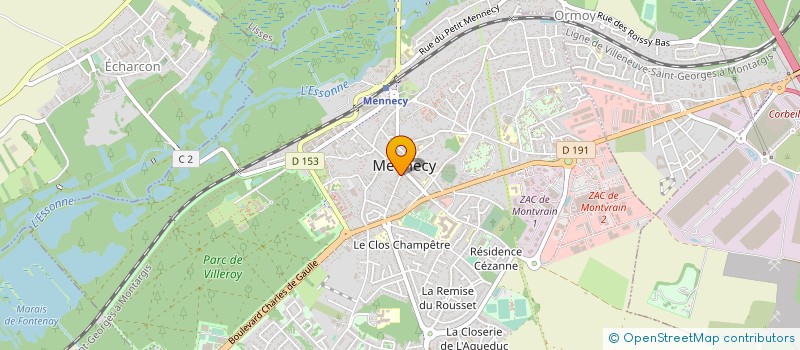 localisation de l'entreprise MONSIEUR SEBASTIEN IMBERT à MENNECY