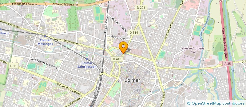 localisation de l'entreprise MONSIEUR SEBASTIEN IMBS  COLMAR