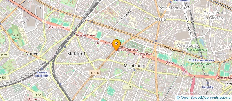 localisation de l'entreprise MONSIEUR SEBASTIEN ISARNO  MONTROUGE