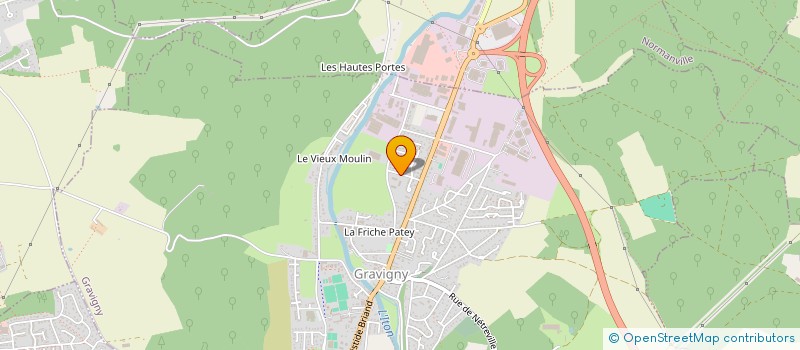 localisation de l'entreprise MONSIEUR SEBASTIEN ISIDORE à GRAVIGNY