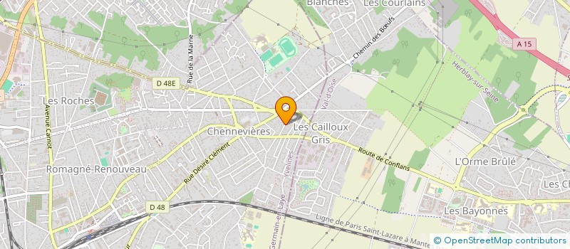 localisation de l'entreprise MONSIEUR SEBASTIEN ISOREZ  CONFLANS-SAINTE-HONORINE