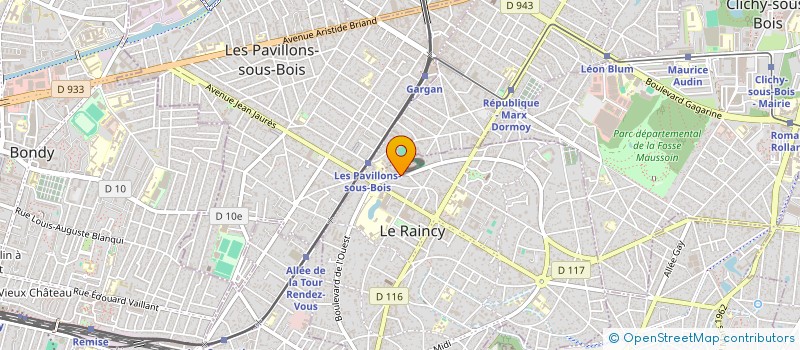 localisation de l'entreprise MONSIEUR SEBASTIEN ITTAH à LE RAINCY