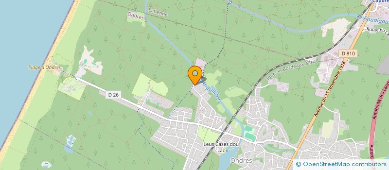 localisation de l'entreprise MONSIEUR SEBASTIEN ITURRIA  ONDRES