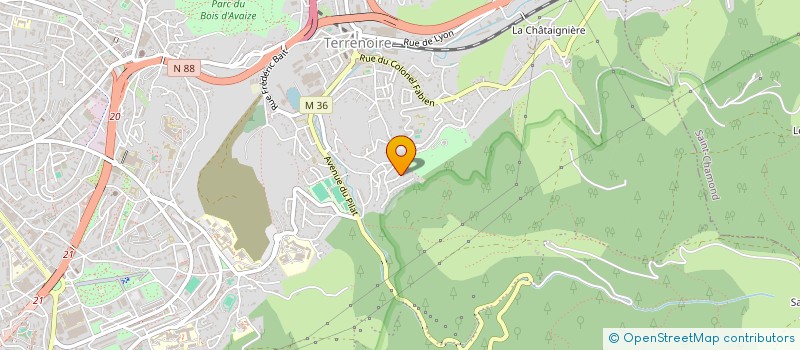 localisation de l'entreprise MONSIEUR SEBASTIEN JABLONSKI  SAINT-ETIENNE