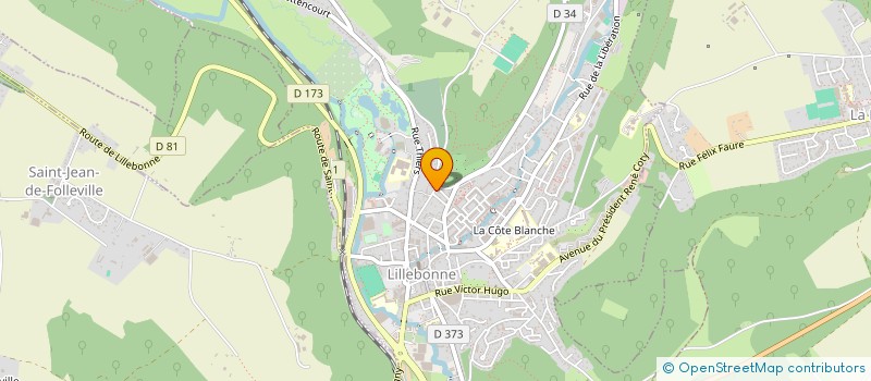 localisation de l'entreprise MONSIEUR SEBASTIEN JACQUELINE  LILLEBONNE