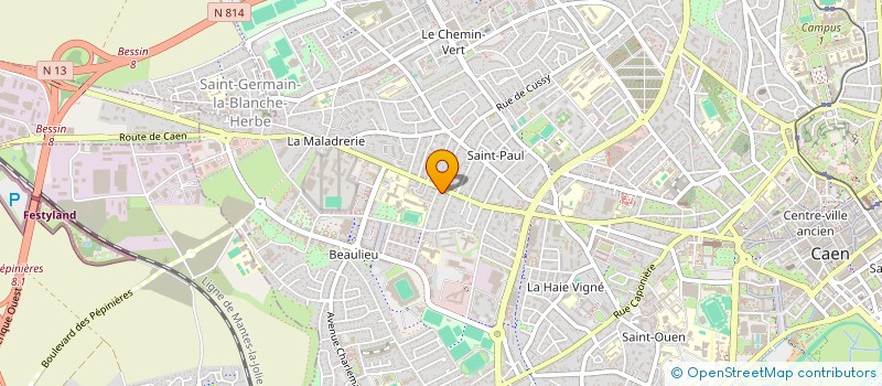 localisation de l'entreprise MONSIEUR SEBASTIEN JACQUELINE à CAEN