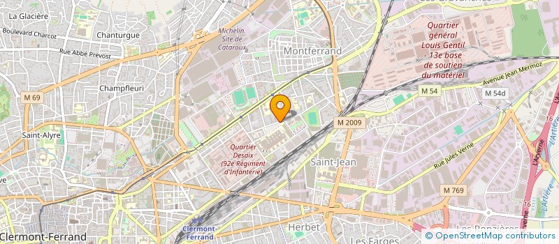 localisation de l'entreprise MONSIEUR SEBASTIEN JACQUEMIN  CLERMONT-FERRAND