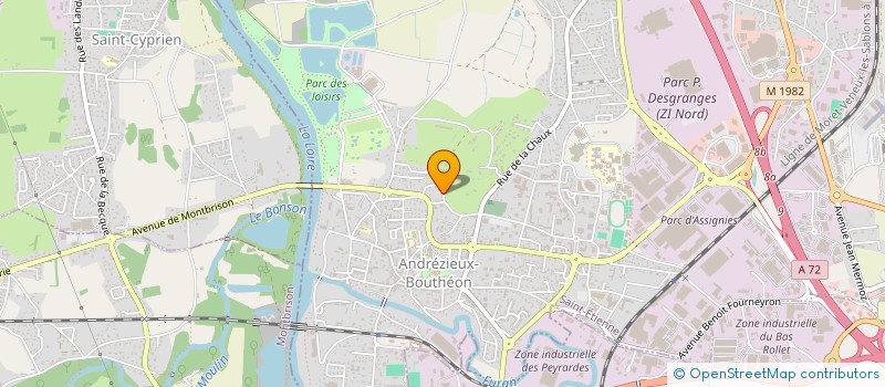 localisation de l'entreprise MONSIEUR SEBASTIEN JACQUEMOND  SAINT-HEAND