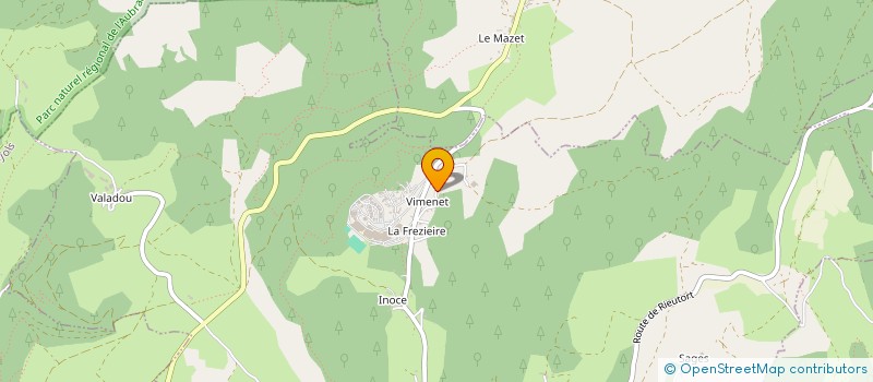 localisation de l'entreprise MONSIEUR SEBASTIEN JACQUES à LACHAMP-RIBENNES