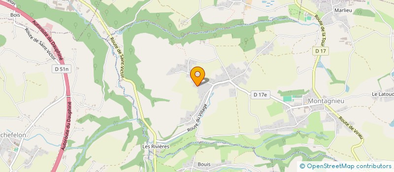 localisation de l'entreprise MONSIEUR SEBASTIEN JACQUES à MONTAGNIEU