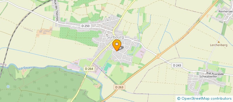 localisation de l'entreprise MONSIEUR SEBASTIEN JACQUES  SURBOURG