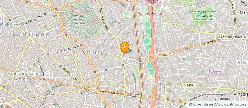 localisation de l'entreprise MONSIEUR SEBASTIEN JACQUES  PARIS