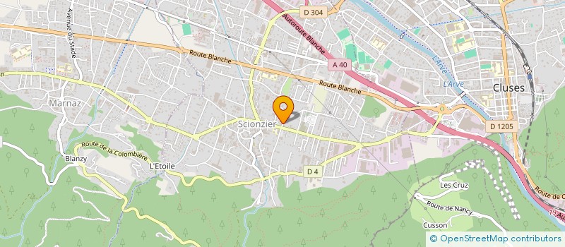 localisation de l'entreprise MONSIEUR SEBASTIEN JACQUET  SCIONZIER