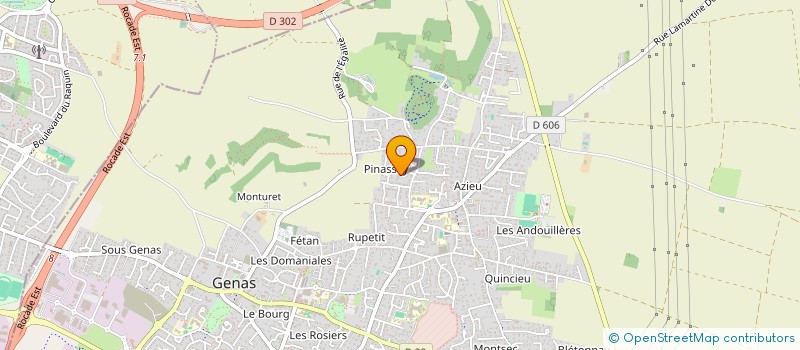 localisation de l'entreprise MONSIEUR SEBASTIEN JACQUIN  GENAS