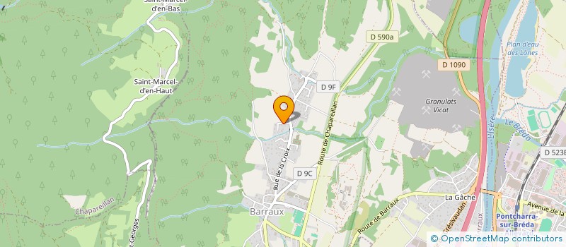 localisation de l'entreprise MONSIEUR SEBASTIEN JADIS  CHAPAREILLAN