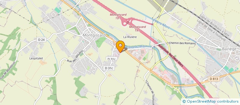 localisation de l'entreprise MONSIEUR SEBASTIEN JAFFRAI à MONTGISCARD