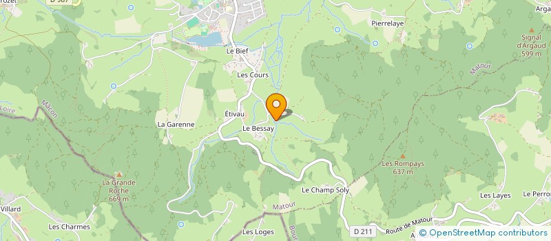 localisation de l'entreprise MONSIEUR SEBASTIEN JAFFRE  SAINT-PIERRE-LE-VIEUX