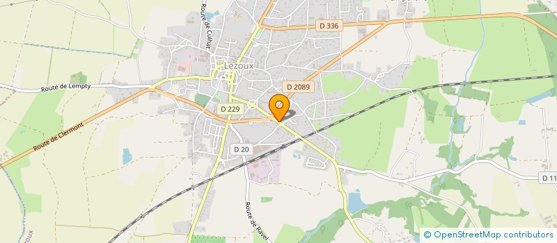 localisation de l'entreprise MONSIEUR SEBASTIEN JAFFUEL  LEZOUX