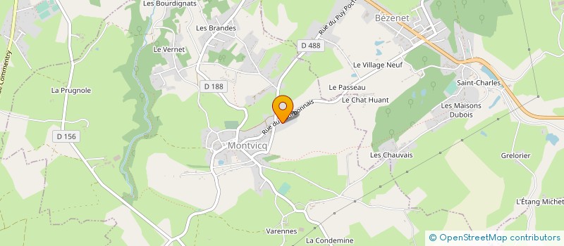 localisation de l'entreprise MONSIEUR SEBASTIEN JAILLET à MONTVICQ
